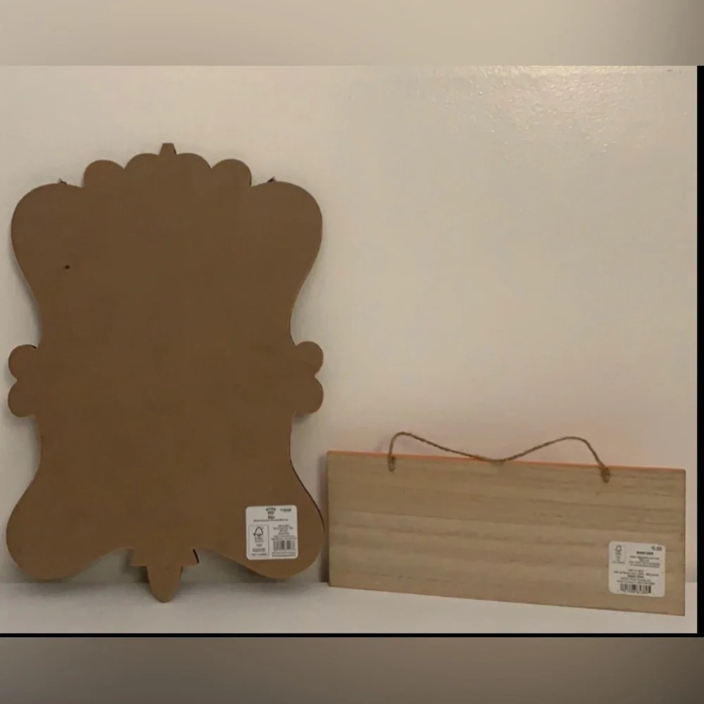 Halloween Target Wood Wall and or Door Hanging Decorations. Brand New.